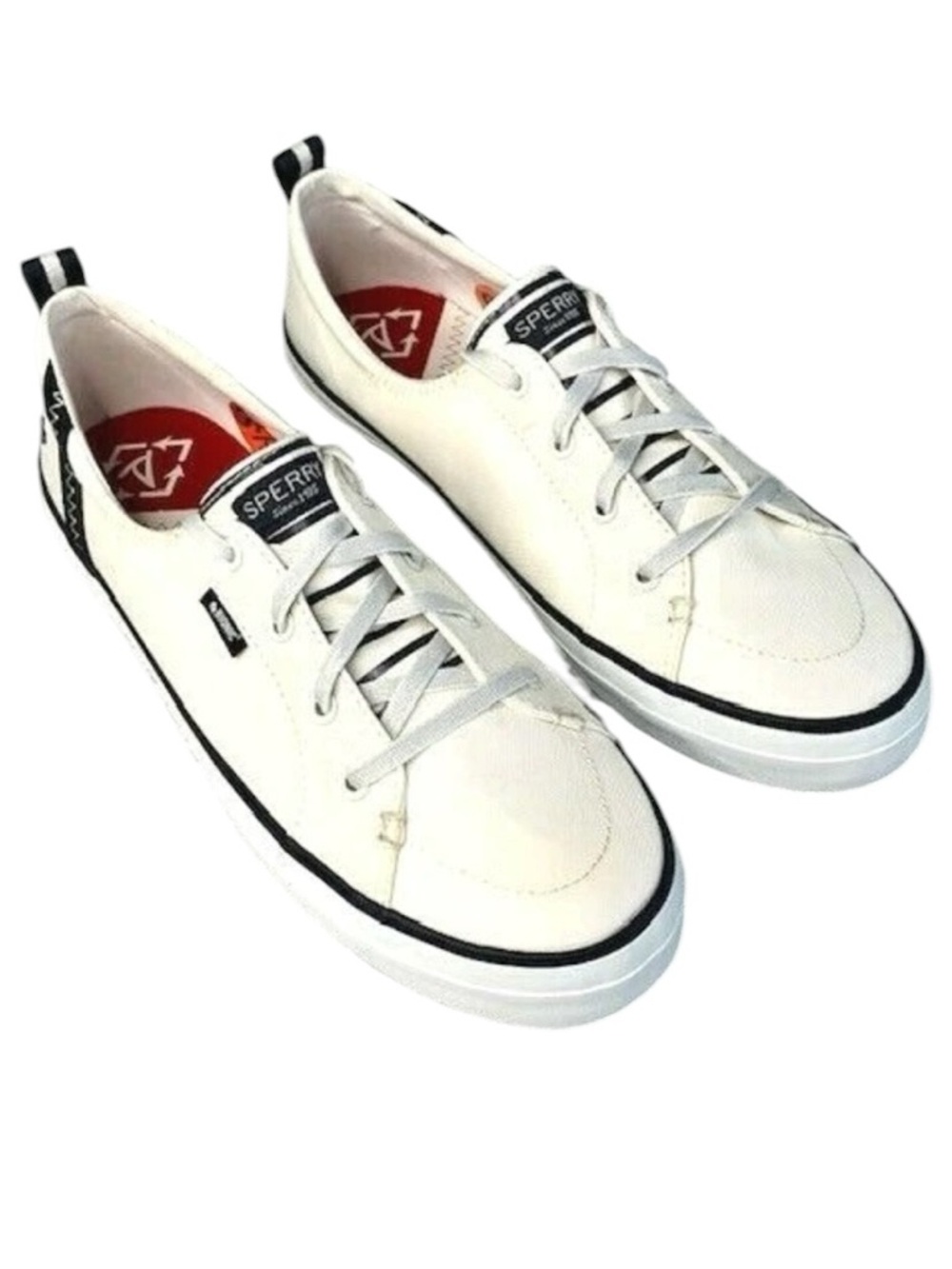 Sperry Crest Vibe Bionic White Sneakers Size 7.5 - Picture 3 of 8